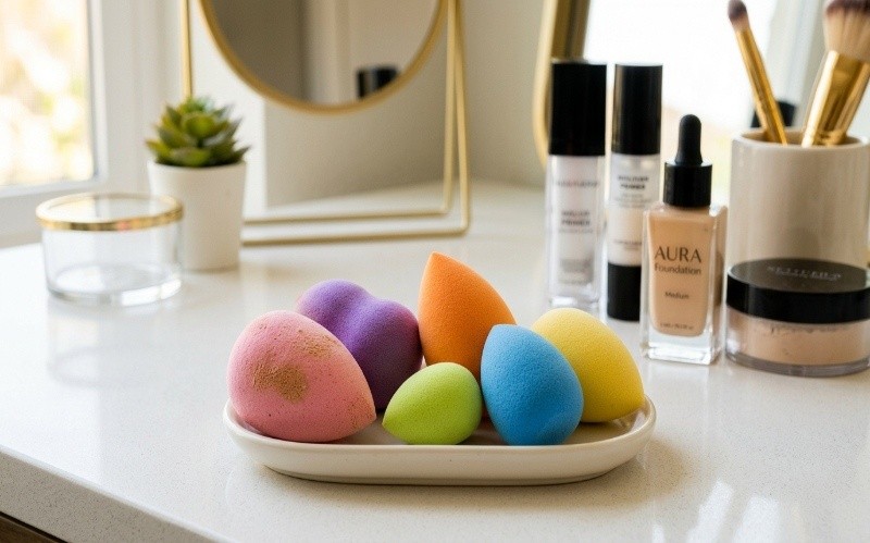 Beauty blender and makeup sponge Pakistan for smooth foundation application