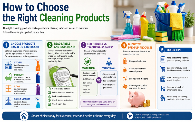 How to Choose the Right Cleaning Products