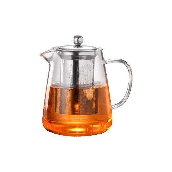Infuser Glass Tea Jug with Steel Filter