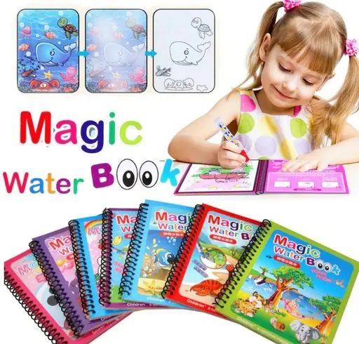 Reusable Magic Water Coloring Book