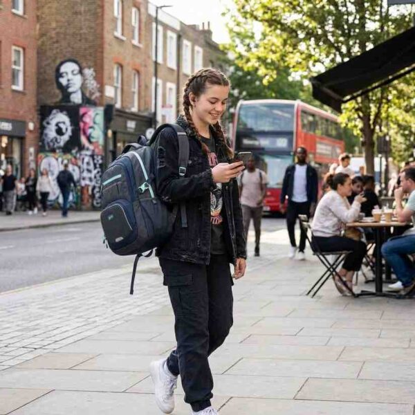 Teen backpack outdoor travel use