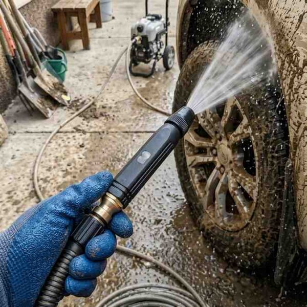 Cleaning gun strong water